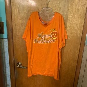 Holiday Editions women’s 3X pumpkin Halloween tee